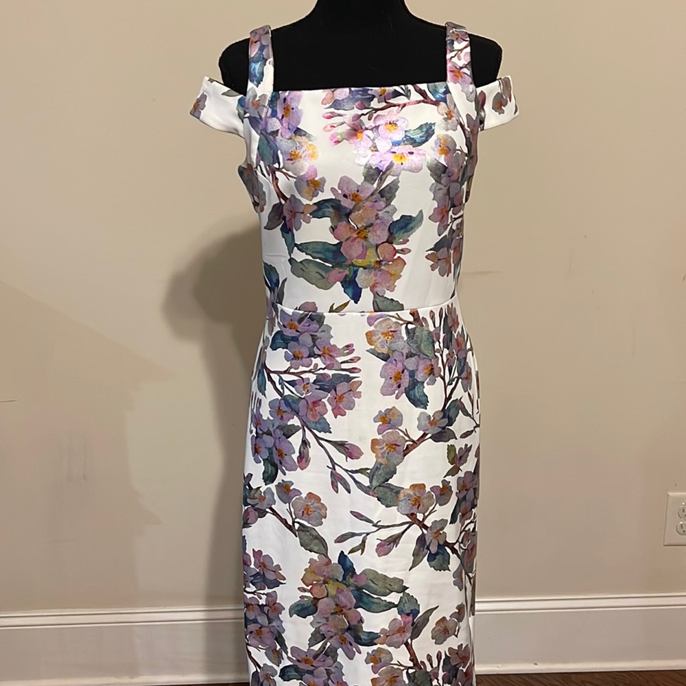 Lite muti color dress lavender green white